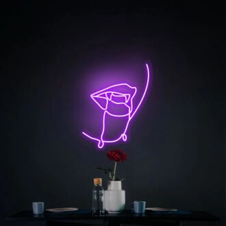 Verwandeln Sie Ihren Raum in ein gespenstisches Spektakel: Vampir-LED-Neon-Schild Halloween-Wanddekoration für Zuhause, Büro, Geschäft, Bar oder Vampir-Mottopartys.