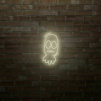 Sad Ghost LED Neon Sign