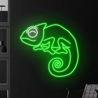 Verwandeln Sie Ihren Raum: Chamäleon-LED-Schild für lebendige Wohnkultur, verspielte Kinderzimmer und unvergessliche Party-Atmosphäre.