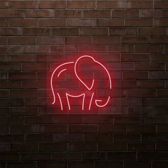 Elefant LED-Schild