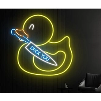 Erhellen Sie Ihre Festlichkeiten: Das von Ihnen geführte Enten-Neonschild für Weihnachten, perfekt für Zuhause, Bars und Bürofeiern.