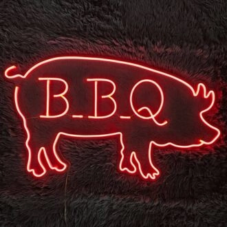 Add a Sizzling Touch to Your BBQ Nights, Parties, and Restaurant Ambiance with the Custom Grill BBQ Neon Light.