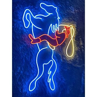 Transform your space into a Western Wonderland with Howdy Cowboy Riding Horse Led Neon Sign Man Cowboy Riding Horse - Perfect for Bars, Home Decor, and Themed Parties!