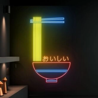 Ramen Logo Restaurant Leuchtreklame Ramen Neon Leuchtschild