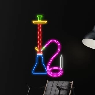 Rauchende Maschine LED-Schild Laden Wand LED-Kunst Blatt LED-Licht Rauchzeichen.