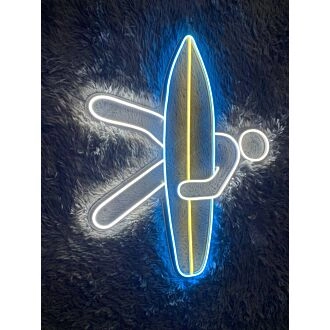 Surfbrett Neon Schild Sommer Strandliebhaber Neon Licht