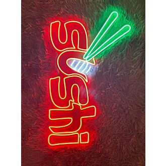 Sushi Logo Restaurant Led Neon Sign Sushi Neon Led Sign Wall Deco