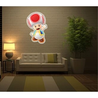 Captain Toad Uv Printed Neon Artwork Adventure Illumination