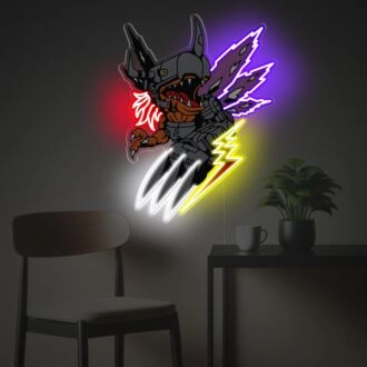 Cool Greymon LED-Neon-Acrylkunstwerk