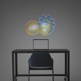 Klassisches Rick und Morty LED-Neonschild