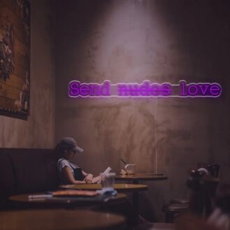 Send Nudes Love LED Neon Sign