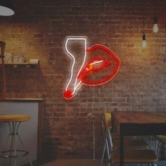 Rauchen von Lady LED Neon Schild