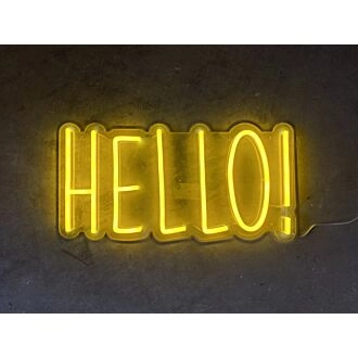 Hello Neon Sign
