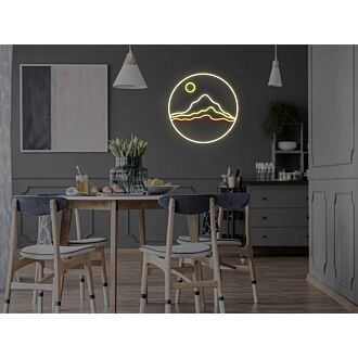 Mountains Neon Sign