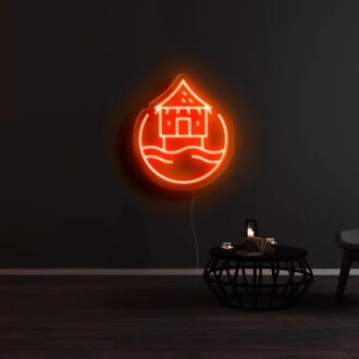 Malediven-Symbol-Neonschild