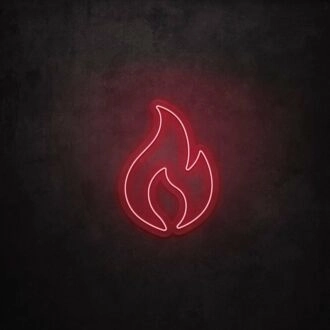 Flammen LED-Neonschild