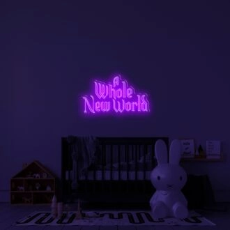 A Whole New World Neon Sign