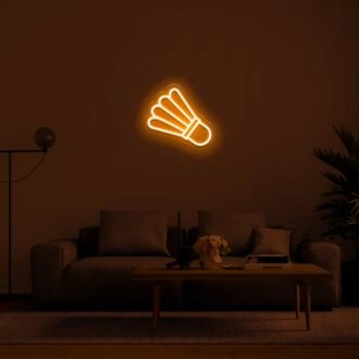 Federball Neonzeichen