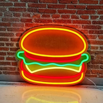 Burger V1 Neonschild
