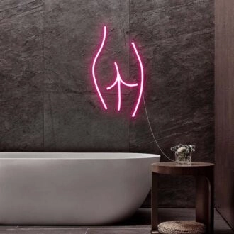 Kurvige Hüften Neonschild