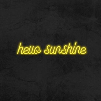 Hello Sunshine Neon Sign