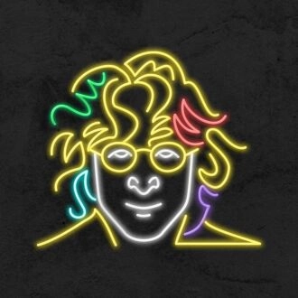 John Lennon The Beatles Neon Sign