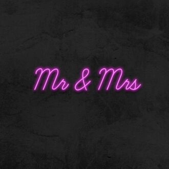 Mr and Mrs V1 Neon Sign