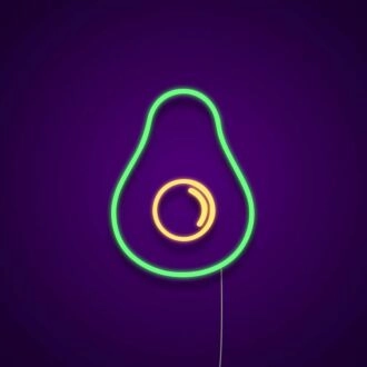 Avocado V1 Neonschild