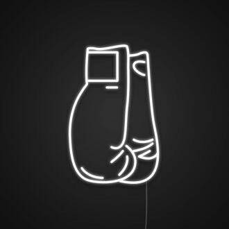 Boxhandschuhe Neonschild