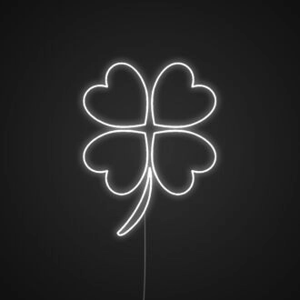 Four Leaf Clover Neon Sign