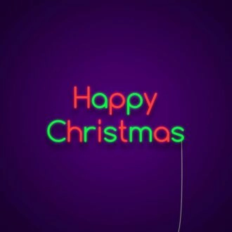 Happy Christmas Neon Sign