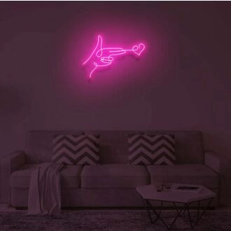 LOVE GUN" LED Neon Sign