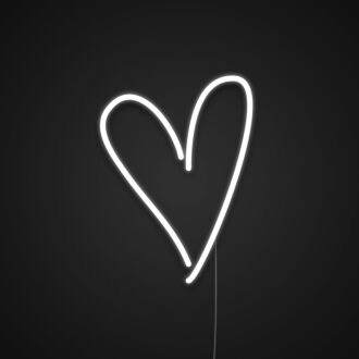 Rosa Herz Neonschild