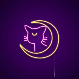 Sailor Moon Luna Neonschild