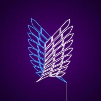 Flügel-Neonschild Anpassung MNC40597