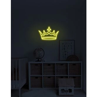 Leuchtschild Goldene Krone