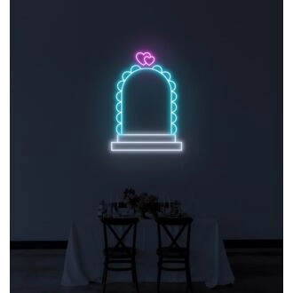 Hochzeitsaltar Neonschild