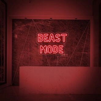 Beast Mode Gym Neon Sign