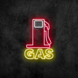 Gas Neon Sign