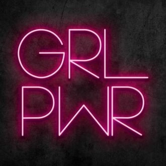 GRL PWR Neon Sign