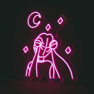 Usagi Mond Neonschild