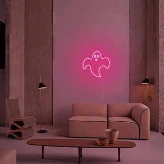 Geistergeführtes Neonzeichen Halloweendekor Neonzeichen.