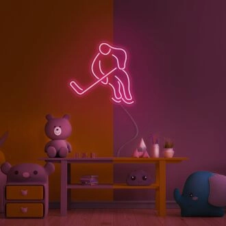 Eishockey-Neonschild