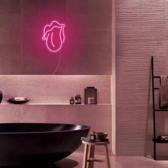 Mini Mund Lecken Neonschild MNC41336