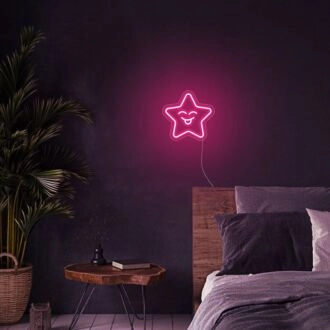 Mini Smile Star Neon Sign
