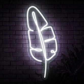 Bananenblatt-Neonschild