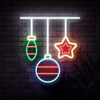 Weihnachtsschmuck Neonschild