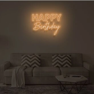HAPPY BIRTHDAY V2" LED Neon Sign
