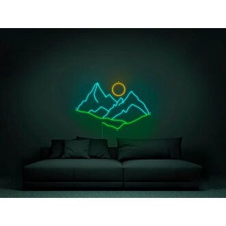 Berg V2 Neon Schild
