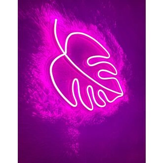 Monstera Leaf V1 Neon Sign